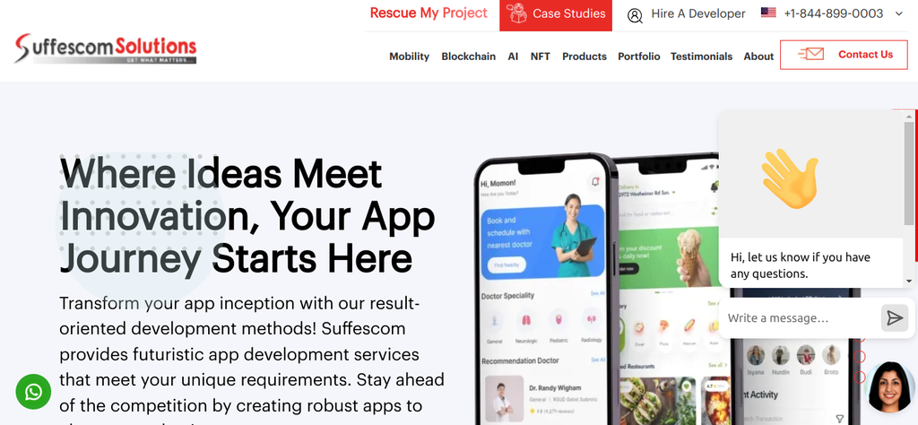a snapshot of the company mentioned under the list of top blockchain development companies from India